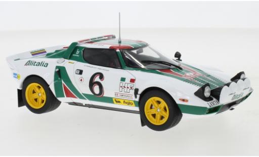 Coche miniatura Lancia Stratos 1/24 IXO HF No.6 Rallye Monte-Carlo 1976 B.Waldegard/B.Thorszelius Lancia Stratos 1/24 IXO HF No.6 Rallye Monte-Carlo 1976 B.Waldegard/B.Thorszelius coche miniatura