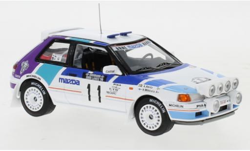 Coche miniatura Mazda 323 1/43 IXO GTX No.11 Rally Team Europe 1000 Lakes Rallye 1990 with night lights H.Mikkola/A.Hertz Mazda 323 1/43 IXO GTX No.11 Rally Team Europe 1000 Lakes Rallye 1990 with night lights H.Mikkola/A.Hertz coche miniatura