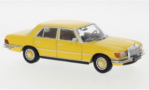 Coche miniatura Mercedes 450 1/43 IXO SEL (W116) amarillo 1975 Mercedes 450 1/43 IXO SEL (W116) amarillo 1975 coche miniatura