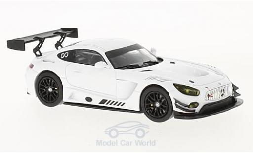 Coche miniatura Mercedes AMG GT 1/43 IXO 3 blanco 2017 Race Version Mercedes AMG GT 1/43 IXO 3 blanco 2017 Race Version coche miniatura