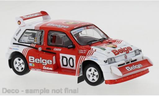Coche miniatura MG Metro 1/43 IXO 6R4 RHD Belge Team Legend Boucles de Spa 2014 M.Duez/R.Rutten MG Metro 1/43 IXO 6R4 RHD Belge Team Legend Boucles de Spa 2014 M.Duez/R.Rutten coche miniatura