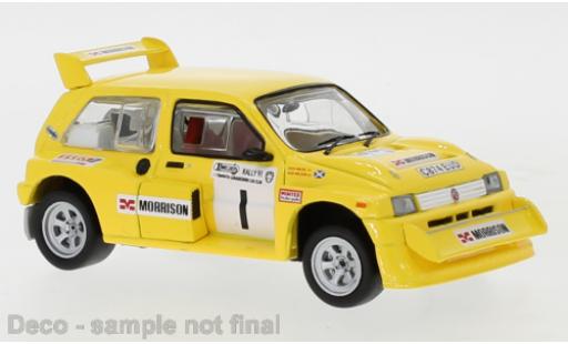 Coche miniatura MG Metro 1/43 IXO 6R4 RHD No.1 Morrison Scottish Rally Championship 1991 Championship Winner D.Milne/B.Wilson MG Metro 1/43 IXO 6R4 RHD No.1 Morrison Scottish Rally Championship 1991 Championship Winner D.Milne/B.Wilson coche miniatura
