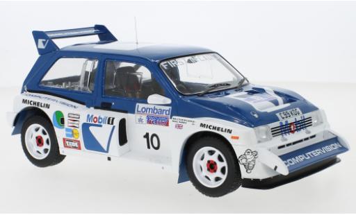 Coche miniatura MG Metro 1/18 IXO 6R4 RHD No.10 Computervision RAC Rally 1986 M.Wilson/N.Harris MG Metro 1/18 IXO 6R4 RHD No.10 Computervision RAC Rally 1986 M.Wilson/N.Harris coche miniatura