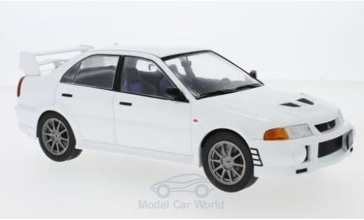 Coche miniatura Mitsubishi Lancer Evolution VI 1/18 IXO RS Evolution VI blanco 1998 Mitsubishi Lancer Evolution VI 1/18 IXO RS Evolution VI blanco 1998 coche miniatura