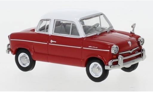 NSU Prinz 1/43 IXO 30E rojo/blanco 1959 coche miniatura