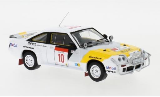 Coche miniatura Opel Manta 1/43 IXO 400 No.10 Euro Team Rallye WM Safari Rallye 1984 R.Aaltonen/L.Drews Opel Manta 1/43 IXO 400 No.10 Euro Team Rallye WM Safari Rallye 1984 R.Aaltonen/L.Drews coche miniatura