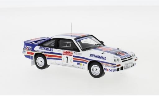 Coche miniatura Opel Manta 1/43 IXO 400 No.7 Rothmans Rally Team Rothmans Rallye WM Rallye San Remo 1983 H.Toivonen/F.Gallagher Opel Manta 1/43 IXO 400 No.7 Rothmans Rally Team Rothmans Rallye WM Rallye San Remo 1983 H.Toivonen/F.Gallagher coche miniatura