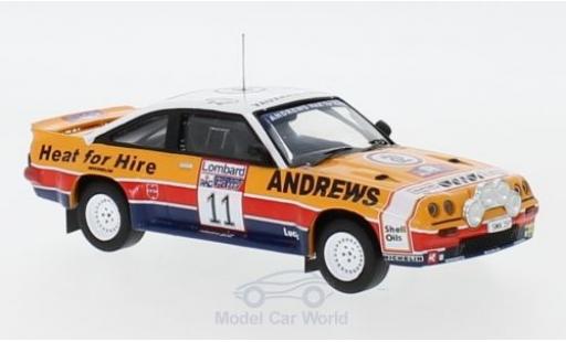 Coche miniatura Opel Manta 1/43 IXO 400 RHD No.11 Rallye WM RAC Rallye 1985 R.Brookes/M.Broad Opel Manta 1/43 IXO 400 RHD No.11 Rallye WM RAC Rallye 1985 R.Brookes/M.Broad coche miniatura
