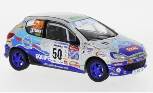 Coche miniatura Peugeot 206 1/43 IXO XS No.50 Terre des Cadabelles 2006 S.Ogier/J.Ingrassia Peugeot 206 1/43 IXO XS No.50 Terre des Cadabelles 2006 S.Ogier/J.Ingrassia coche miniatura