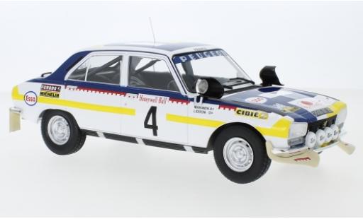 Coche miniatura Peugeot 504 1/18 IXO Ti No.4 Rallye Marokko 1975 T.Mäkinen/H.Liddon Peugeot 504 1/18 IXO Ti No.4 Rallye Marokko 1975 T.Mäkinen/H.Liddon coche miniatura