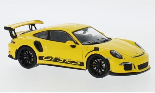 Coche miniatura Porsche 991 GT3 RS 1/43 IXO 911 () GT3 RS amarillo 2017 Porsche 991 GT3 RS 1/43 IXO 911 () GT3 RS amarillo 2017 coche miniatura