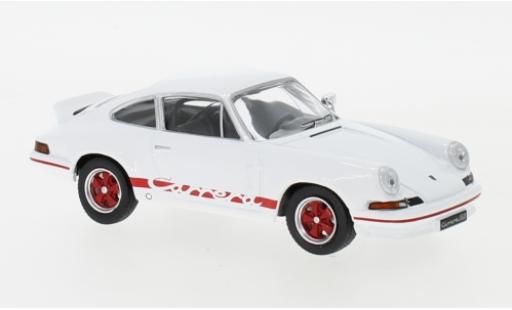 Coche miniatura Porsche 911 RS 1/43 IXO Carrera RS 2.7 blanco/rojo 1973 Porsche 911 RS 1/43 IXO Carrera RS 2.7 blanco/rojo 1973 coche miniatura