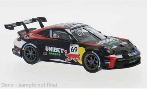 Coche miniatura Porsche 992 GT3 1/43 IXO 911 Cup  Cup Zolder 2024 #69 1:43 Porsche 992 GT3 1/43 IXO 911 Cup  Cup Zolder 2024 #69 1:43 coche miniatura