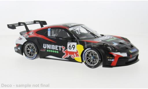Coche miniatura Porsche 911 1/18 IXO GT3 Cup Cup Zolder 2024 #69 1:18 Porsche 911 1/18 IXO GT3 Cup Cup Zolder 2024 #69 1:18 coche miniatura