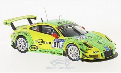 Coche miniatura Porsche 991 GT3 R 1/43 IXO 911 GT3 R No.911 24h Nürburgring 2017 R.Dumas/R.Lietz/P.Pilet Porsche 991 GT3 R 1/43 IXO 911 GT3 R No.911 24h Nürburgring 2017 R.Dumas/R.Lietz/P.Pilet coche miniatura