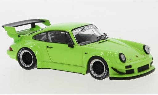Coche miniatura Porsche 930 RWB 1/43 IXO 911 RWB () verde RAUH-Welt Porsche 930 RWB 1/43 IXO 911 RWB () verde RAUH-Welt coche miniatura