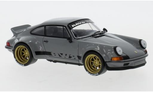Porsche 911 1/43 IXO RWB gris coche miniatura