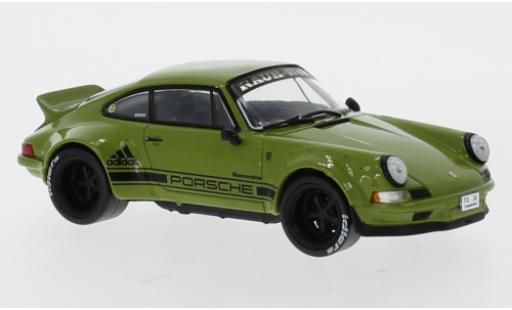 Porsche 911 1/43 IXO RWB oliv coche miniatura