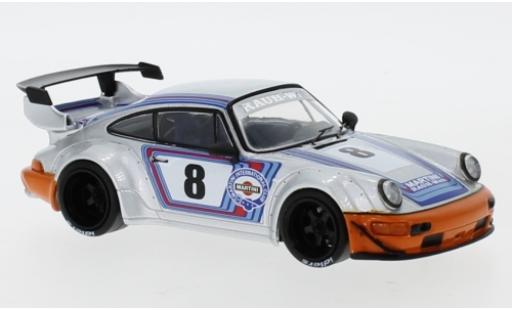 Coche miniatura Porsche 964 RWB 1/43 IXO RWB gris RAUH-Welt Porsche 964 RWB 1/43 IXO RWB gris RAUH-Welt coche miniatura