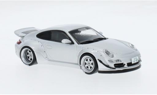 Porsche 997 RWB 1/43 IXO silber 1:43 coche miniatura