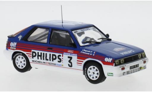 Coche miniatura Renault 11 1/43 IXO Turbo No.3 Philips Rallye WM Tour de Corse 1987 J.Ragnotti/P.Thimonier Renault 11 1/43 IXO Turbo No.3 Philips Rallye WM Tour de Corse 1987 J.Ragnotti/P.Thimonier coche miniatura