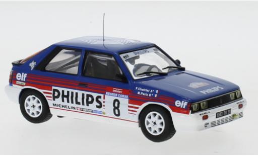 Coche miniatura Renault 11 1/43 IXO Turbo No.8 Philips Rallye WM Tour de Corse 1987 F.Chatriot/M.Perin Renault 11 1/43 IXO Turbo No.8 Philips Rallye WM Tour de Corse 1987 F.Chatriot/M.Perin coche miniatura