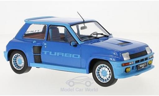 Coche miniatura Renault 5 Turbo 1/18 IXO Turbo 1 metalico azul 1981 Renault 5 Turbo 1/18 IXO Turbo 1 metalico azul 1981 coche miniatura