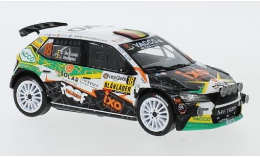 Coche miniatura Skoda Fabia 1/43 IXO R5 EVO No.18 Metior Sports Rallye Condroz 2019 C. De Cecco/J.Humblet Skoda Fabia 1/43 IXO R5 EVO No.18 Metior Sports Rallye Condroz 2019 C. De Cecco/J.Humblet coche miniatura