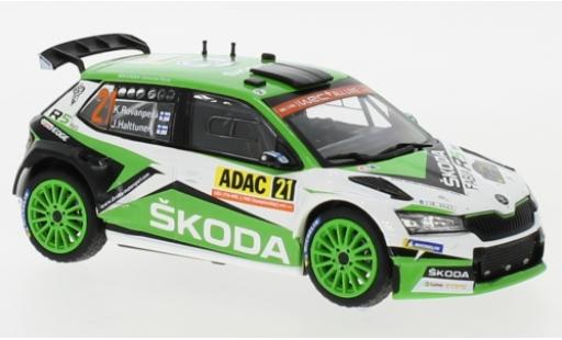 Coche miniatura Skoda Fabia 1/43 IXO R5 EVO No.21 Rallye WM Rallye Deutschland 2019 K.Rovanperä/J.Halttunen Skoda Fabia 1/43 IXO R5 EVO No.21 Rallye WM Rallye Deutschland 2019 K.Rovanperä/J.Halttunen coche miniatura