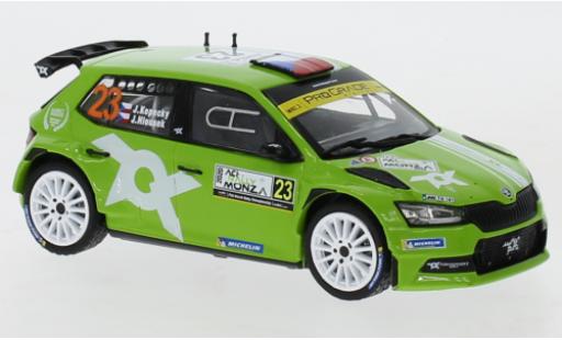 Coche miniatura Skoda Fabia 1/43 IXO R5 Evo No.23 Rallye WM Rallye Monza 2020 J.Kopecky/J.Hlousek Skoda Fabia 1/43 IXO R5 Evo No.23 Rallye WM Rallye Monza 2020 J.Kopecky/J.Hlousek coche miniatura