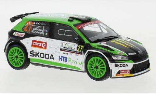 Coche miniatura Skoda Fabia 1/43 IXO R5 Evo No.27 WRC Rallye Monza 2020 O.Solberg/A.Johnston Skoda Fabia 1/43 IXO R5 Evo No.27 WRC Rallye Monza 2020 O.Solberg/A.Johnston coche miniatura
