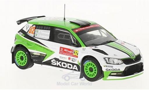 Skoda Fabia 1/43 IXO R5 No.32 Motorsport Rallye WM Rallye Portugal 2017 P.Tidemand/J.Andersson coche miniatura