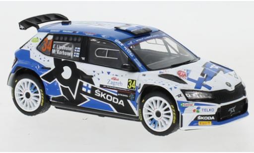 Coche miniatura Skoda Fabia 1/43 IXO Rally 2 EVO No.34 Rally Croatia 2021 E.Lindholm/M.Korhonen Skoda Fabia 1/43 IXO Rally 2 EVO No.34 Rally Croatia 2021 E.Lindholm/M.Korhonen coche miniatura