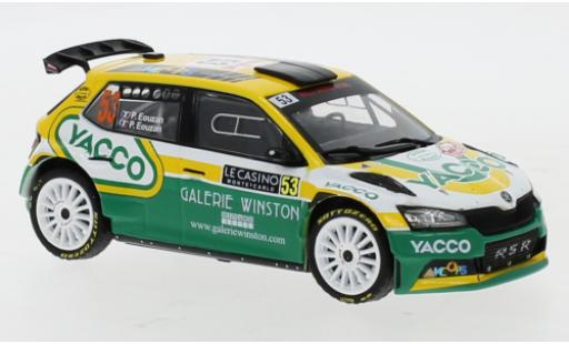 Coche miniatura Skoda Fabia 1/43 IXO Rally 2 EVO No.53 Rally Monte Carlo 2021 P.Eouzan/P.Eouzan Skoda Fabia 1/43 IXO Rally 2 EVO No.53 Rally Monte Carlo 2021 P.Eouzan/P.Eouzan coche miniatura