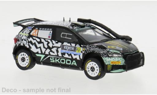 Skoda Fabia 1/43 IXO Rally2 No.20 WRC Safari Rallye Kenia 2024 1:43 coche miniatura