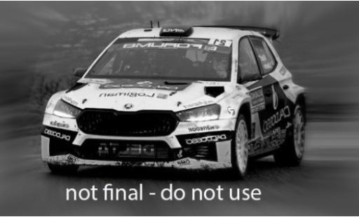 Skoda Fabia 1/43 IXO RS Rally2 WRC Rally Monte Carlo 2025 #21 1:43 coche miniatura