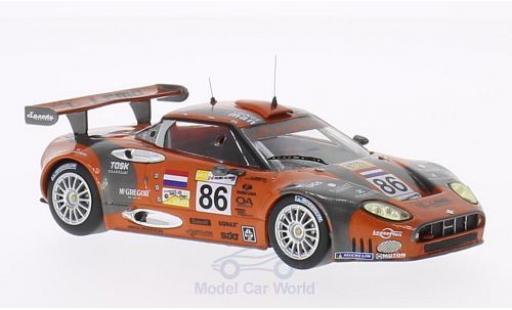Aston Martin V8 Vantage GT2 1/43 IXO Spyker C8 Spyder GT2R No.86 24h Le Mans 2007 /M.Hezemans/J.Kane coche miniatura
