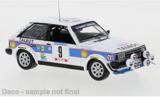 Coche miniatura Talbot Sunbeam 1/43 IXO Lotus No.9 Sport Tour de Corse 1981 H.Toivonen/F.Gallagher Talbot Sunbeam 1/43 IXO Lotus No.9 Sport Tour de Corse 1981 H.Toivonen/F.Gallagher coche miniatura