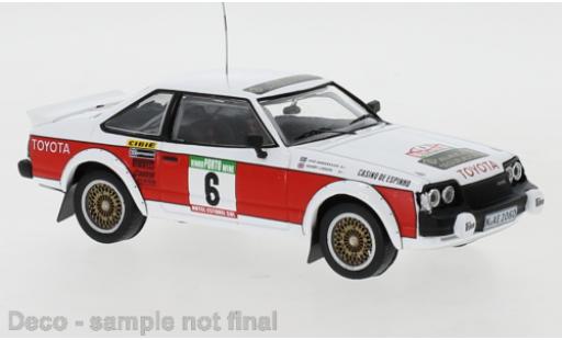 Coche miniatura Toyota Celica 1/43 IXO 2000 GT (RA40) No.6 Team Europe Rallye Portugal 1980 O.Andersson/H.Liddon Toyota Celica 1/43 IXO 2000 GT (RA40) No.6 Team Europe Rallye Portugal 1980 O.Andersson/H.Liddon coche miniatura