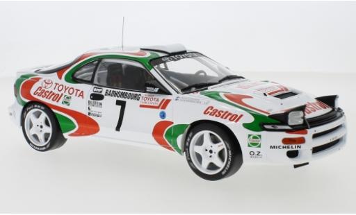 Coche miniatura Toyota Celica 1/18 IXO Turbo 4WD (ST185) No.7 Castrol Rallye WM Rallye Monte Carlo 1993 J.Kankkunen/J.Piironen Toyota Celica 1/18 IXO Turbo 4WD (ST185) No.7 Castrol Rallye WM Rallye Monte Carlo 1993 J.Kankkunen/J.Piironen coche miniatura