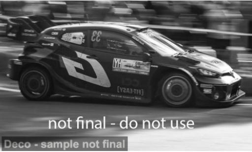 Coche miniatura Toyota Yaris 1/43 IXO GR Rally1 Hybrid Rally WM Rally Japan 2024 #33 1:43 Toyota Yaris 1/43 IXO GR Rally1 Hybrid Rally WM Rally Japan 2024 #33 1:43 coche miniatura