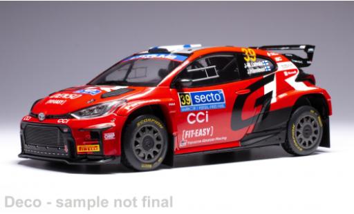 Coche miniatura Toyota Yaris 1/18 IXO GR Rally2 Rally WM Rally Finland 2024 #39 1:18 Toyota Yaris 1/18 IXO GR Rally2 Rally WM Rally Finland 2024 #39 1:18 coche miniatura