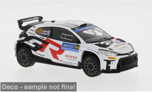 Coche miniatura Toyota Yaris 1/43 IXO GR Rally2 Rally WM Rally Finland 2024 #44 1:43 Toyota Yaris 1/43 IXO GR Rally2 Rally WM Rally Finland 2024 #44 1:43 coche miniatura
