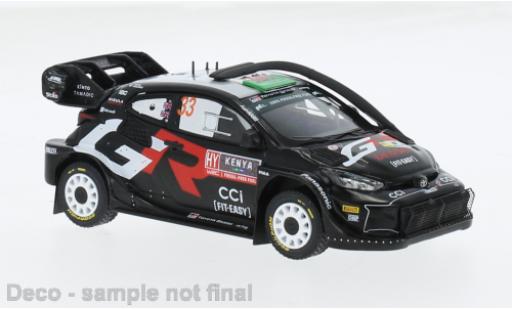 Coche miniatura Toyota Yaris 1/43 IXO Rally 1 No.33 WRC Safari Rallye Kenia 2024 1:43 Toyota Yaris 1/43 IXO Rally 1 No.33 WRC Safari Rallye Kenia 2024 1:43 coche miniatura