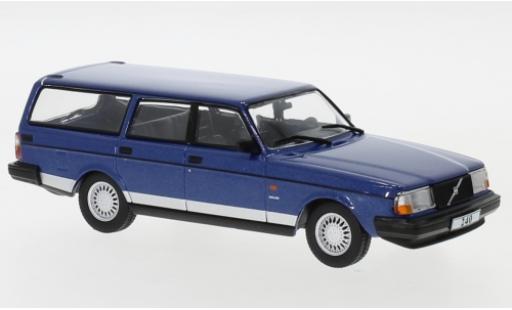 Coche miniatura Volvo 240 1/43 IXO Polar metalico azul 1988 Volvo 240 1/43 IXO Polar metalico azul 1988 coche miniatura