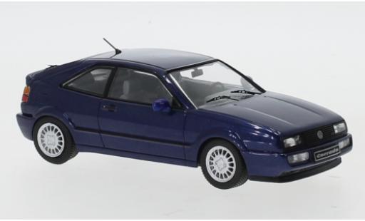 Coche miniatura Volkswagen Corrado 1/43 IXO G60 metalico azul 1989 Volkswagen Corrado 1/43 IXO G60 metalico azul 1989 coche miniatura