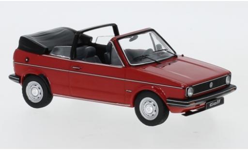 Coche miniatura Volkswagen Golf 1/43 IXO I Cabriolet rojo 1981 Volkswagen Golf 1/43 IXO I Cabriolet rojo 1981 coche miniatura