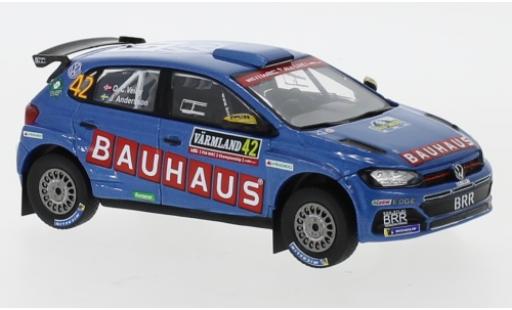 Coche miniatura Volkswagen Polo 1/43 IXO GTI R5 No.42 Bauhaus Rallye WM Rallye Schweden 2019 O.Veiby/J.Andersson Volkswagen Polo 1/43 IXO GTI R5 No.42 Bauhaus Rallye WM Rallye Schweden 2019 O.Veiby/J.Andersson coche miniatura