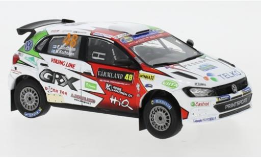 Coche miniatura Volkswagen Polo 1/43 IXO GTI R5 No.48 Rallye WM Rallye Schweden 2019 E.Lindholm/M.Korhonen Volkswagen Polo 1/43 IXO GTI R5 No.48 Rallye WM Rallye Schweden 2019 E.Lindholm/M.Korhonen coche miniatura