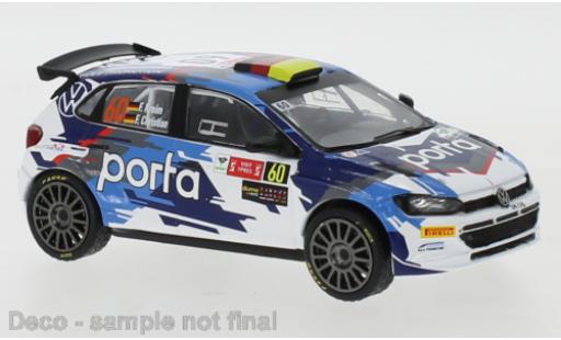Coche miniatura Volkswagen Polo 1/43 IXO GTI R5 No.60 Porta Rally Ypres 2021 F.Kreim/F.Christian Volkswagen Polo 1/43 IXO GTI R5 No.60 Porta Rally Ypres 2021 F.Kreim/F.Christian coche miniatura